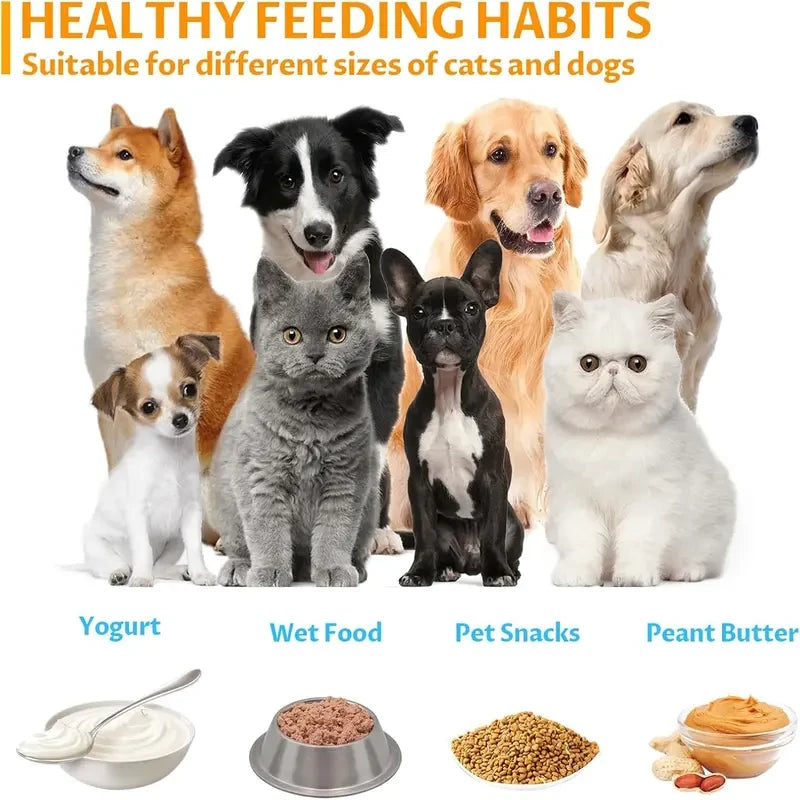 Slow Feeder Dog Lick Mat Set