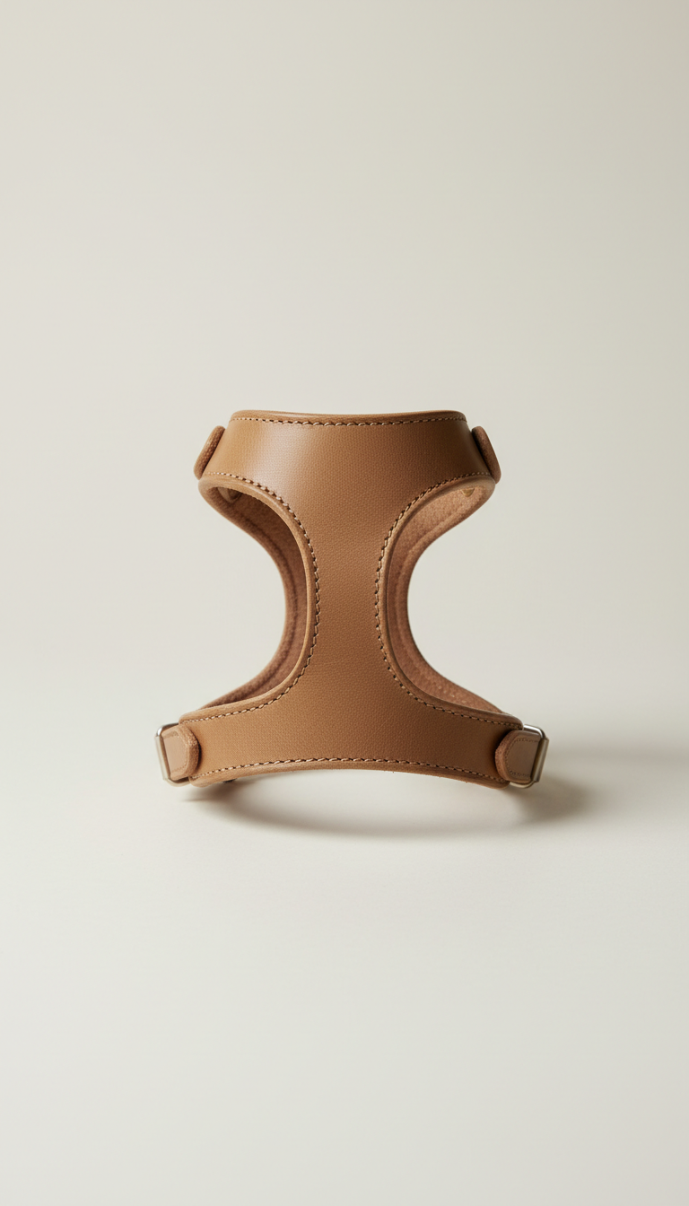 Genuine Leather Cat Harness